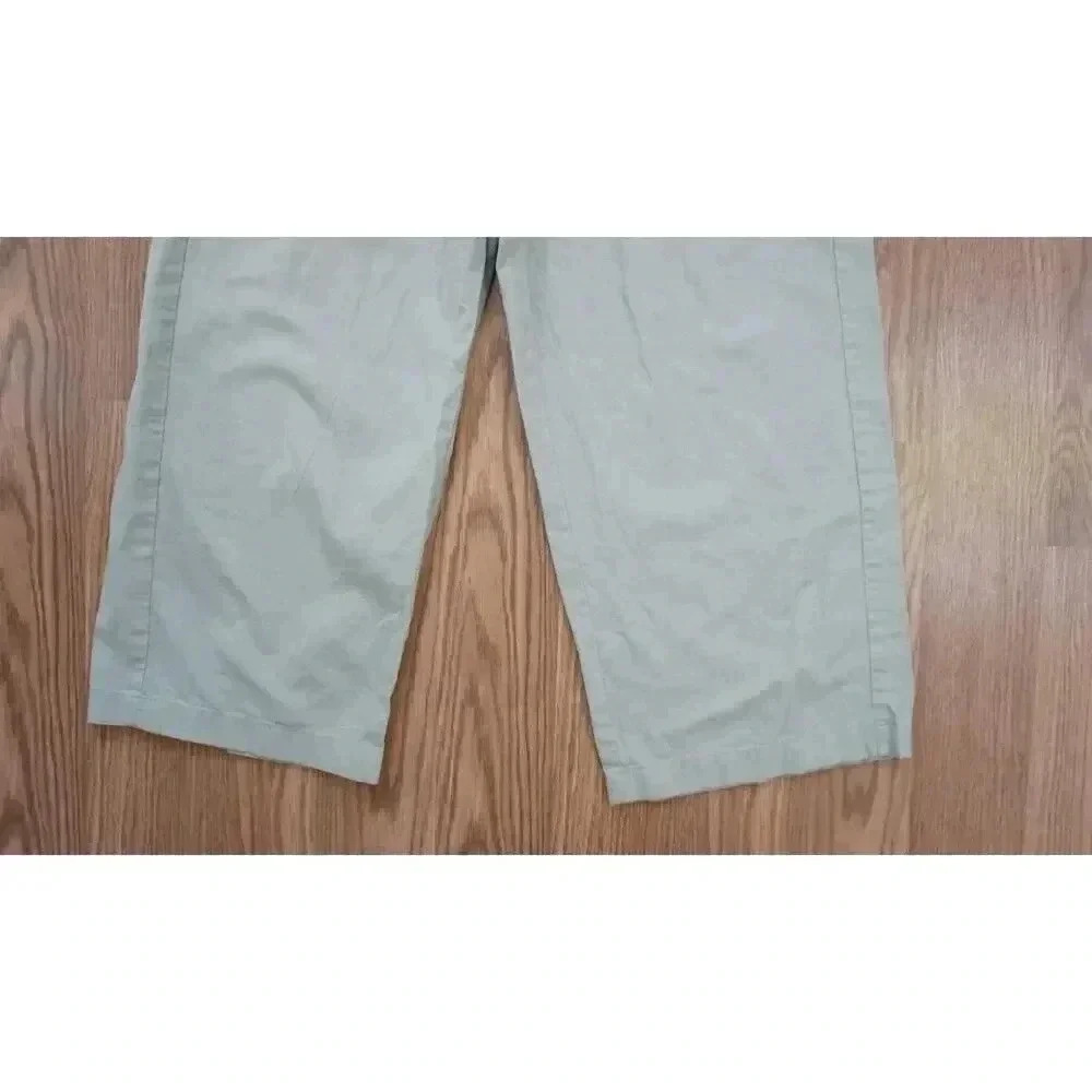 J.Crew Linen-Cotton Blend Wide-Leg Paper-Bag Pants, Size 10 - Picture 13 of 13
